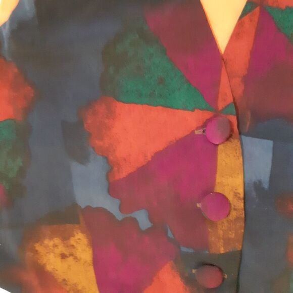 90's "Blast" Vintage Multicolour Vest - Picture 7 of 8